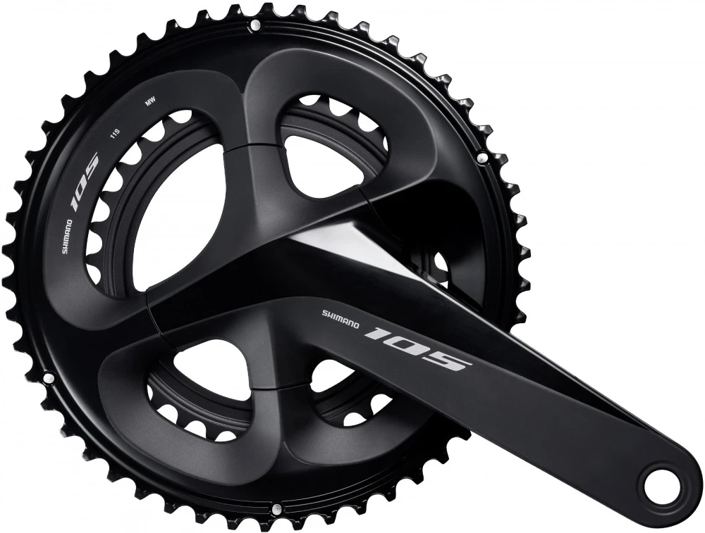 Shimano 105 FC-R7000 Black 2fach 50-34 165mm Kurbelgarnitur 3 Shimano 105 FC-R7000 Black 2fach 50-34 165mm Kurbelgarnitur