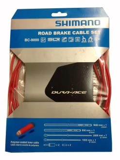 Shimano Dura Ace 9000 Bremszug-Set Rot Road