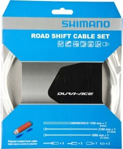 Shimano Dura Ace 9000 Schaltzug-Set Weiss Road